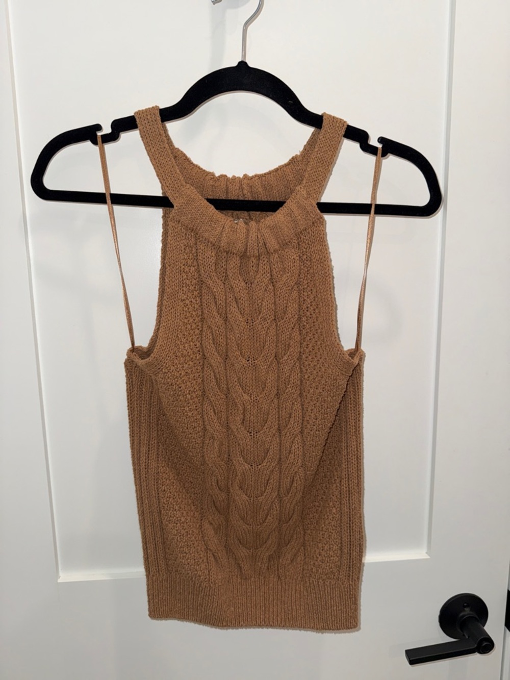 Pilcro Cable Knit Sweater Halter